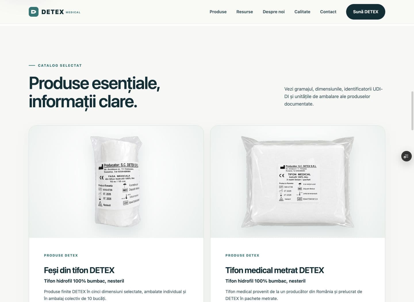 DETEX Medical / Design direction