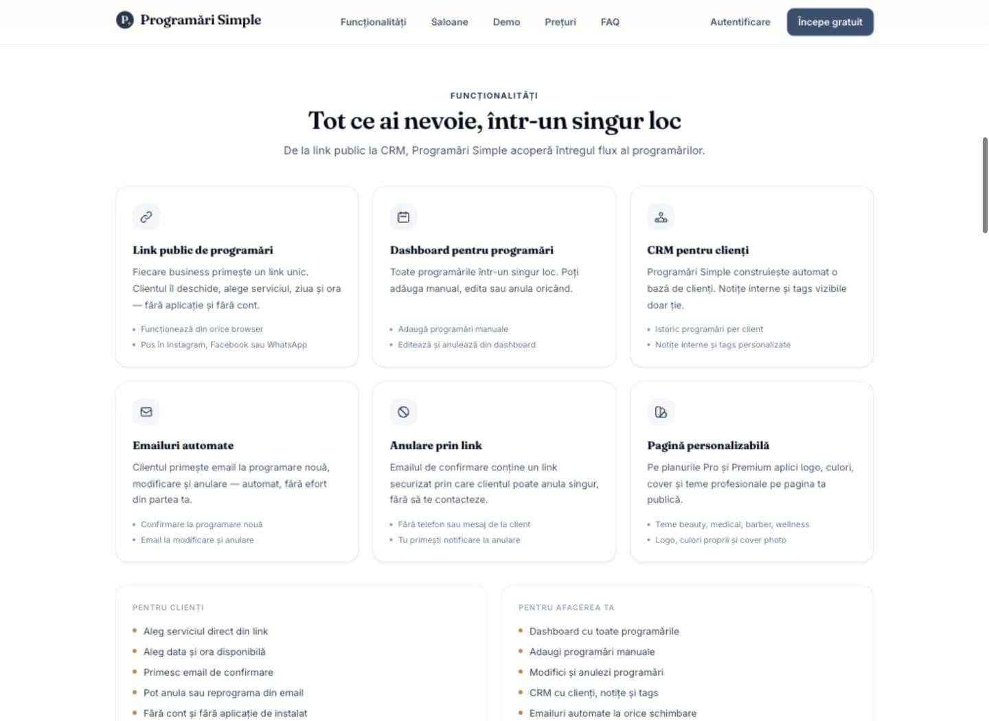 Programări Simple / Design direction