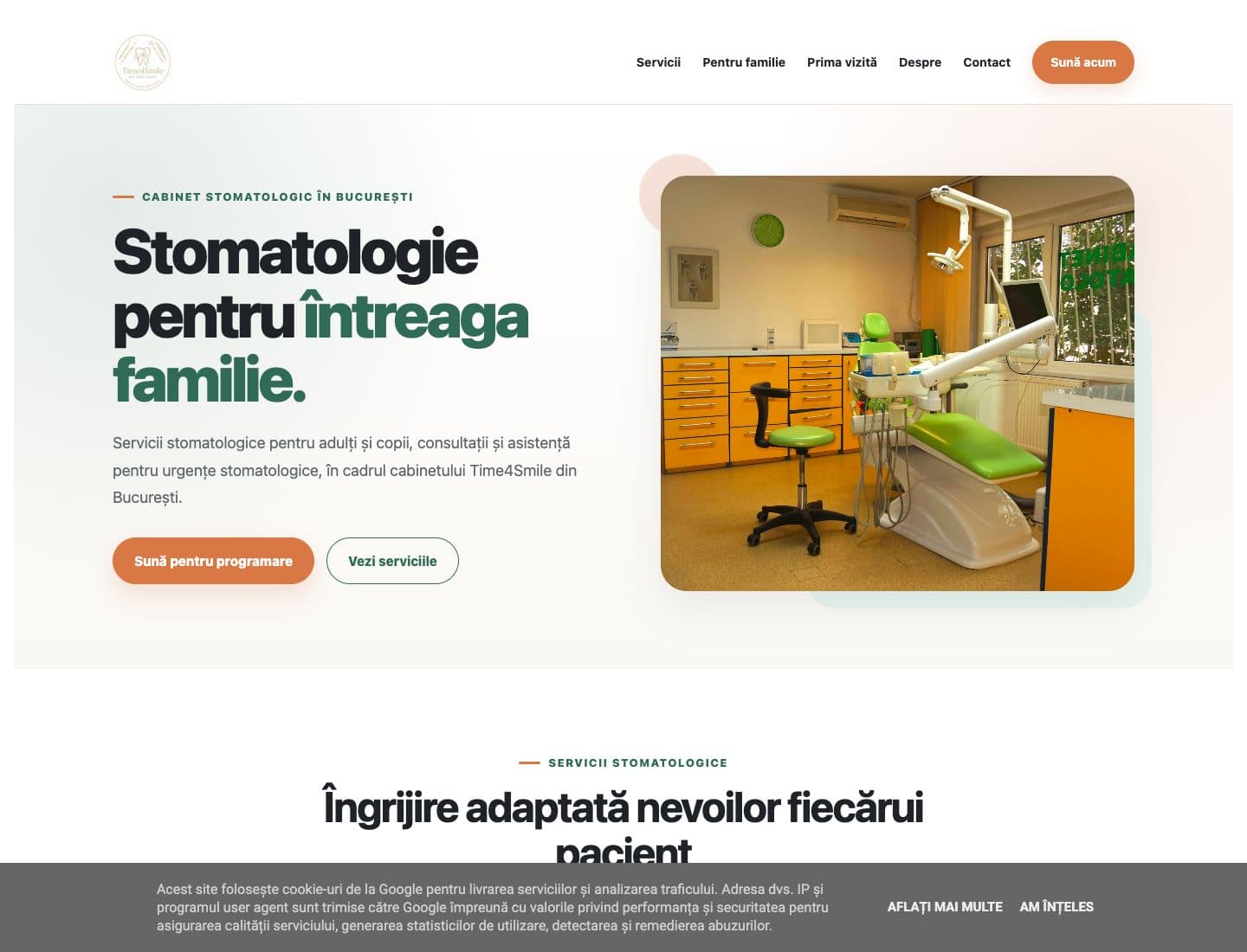 After — redesigned Blogger homepage